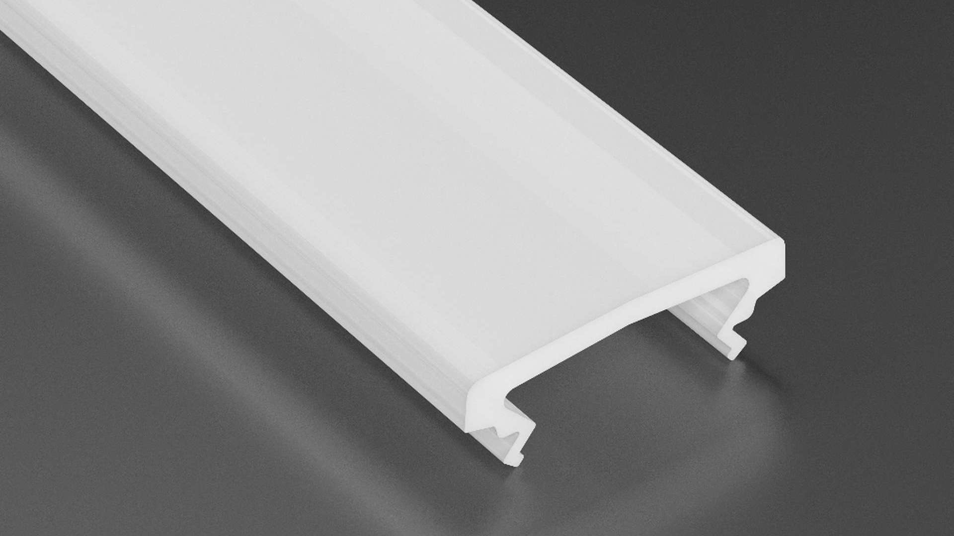 Abdeckung für Profil Lumines HIGH PMMA milky 3 m