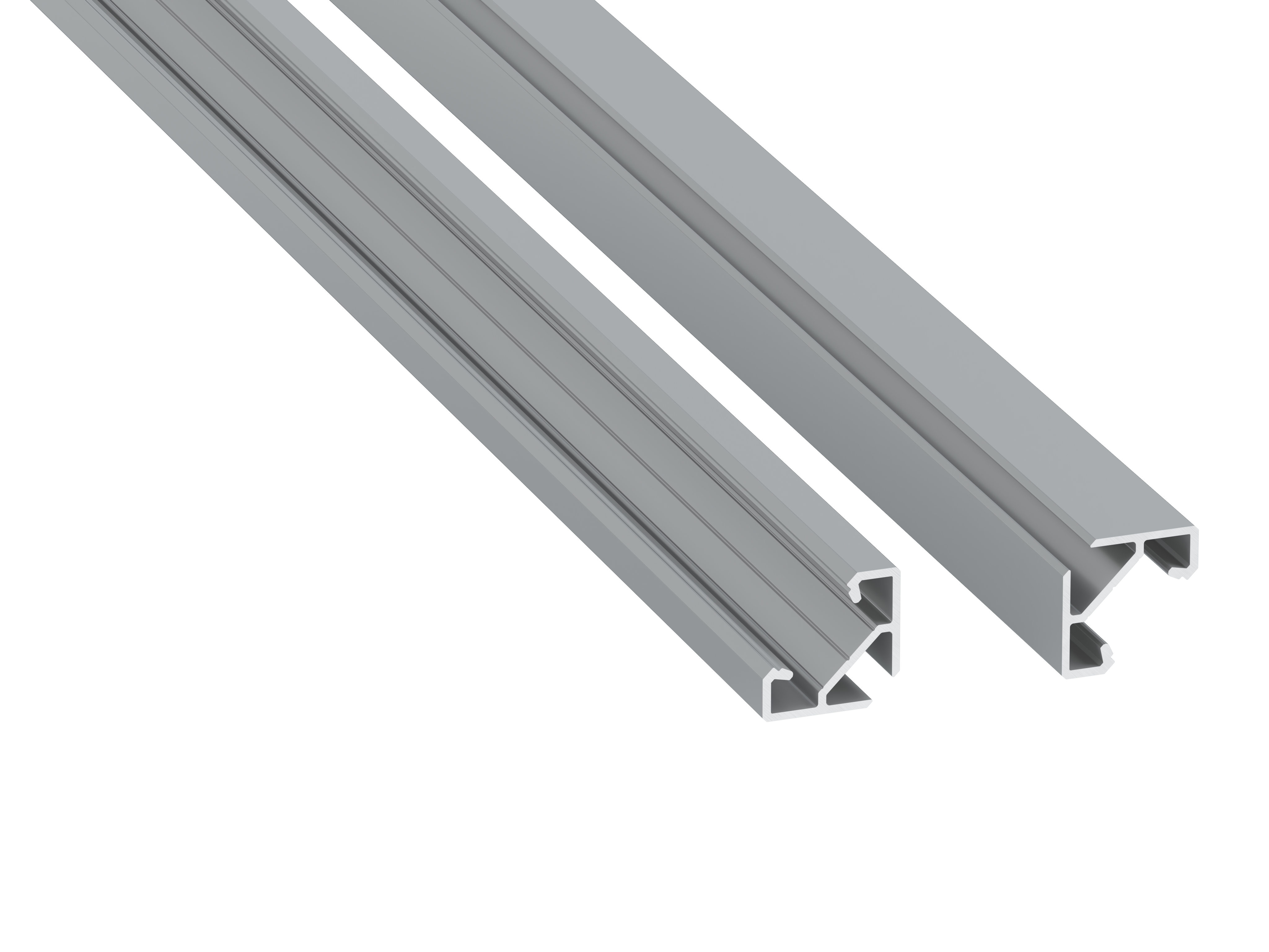 Lumines Profil Typ ajar Silber, eloxiert, 2,02 m