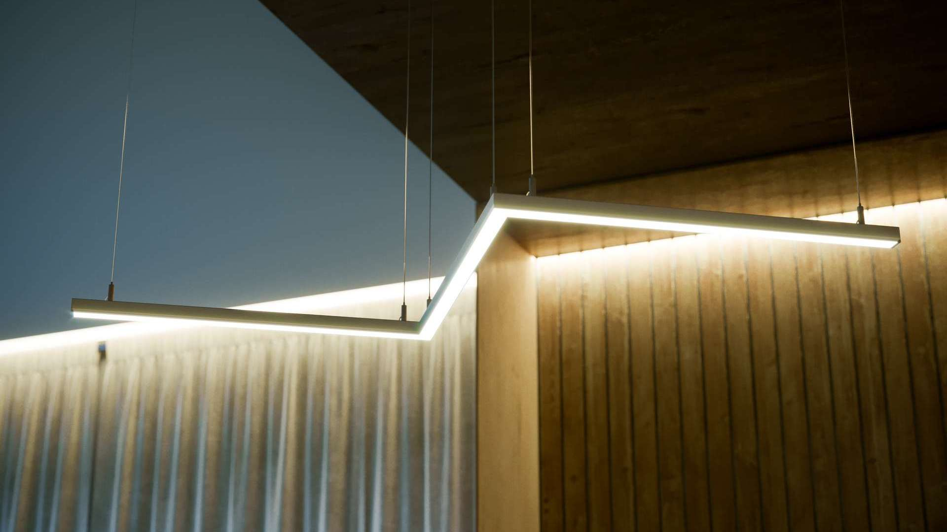 Lumines Profil Typ Dileda Schwarz, lackiert, 3 m