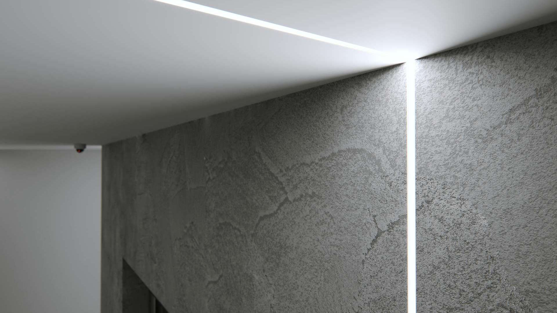 Lumines Profil Typ Mono Schwarz, lackiert, 3 m