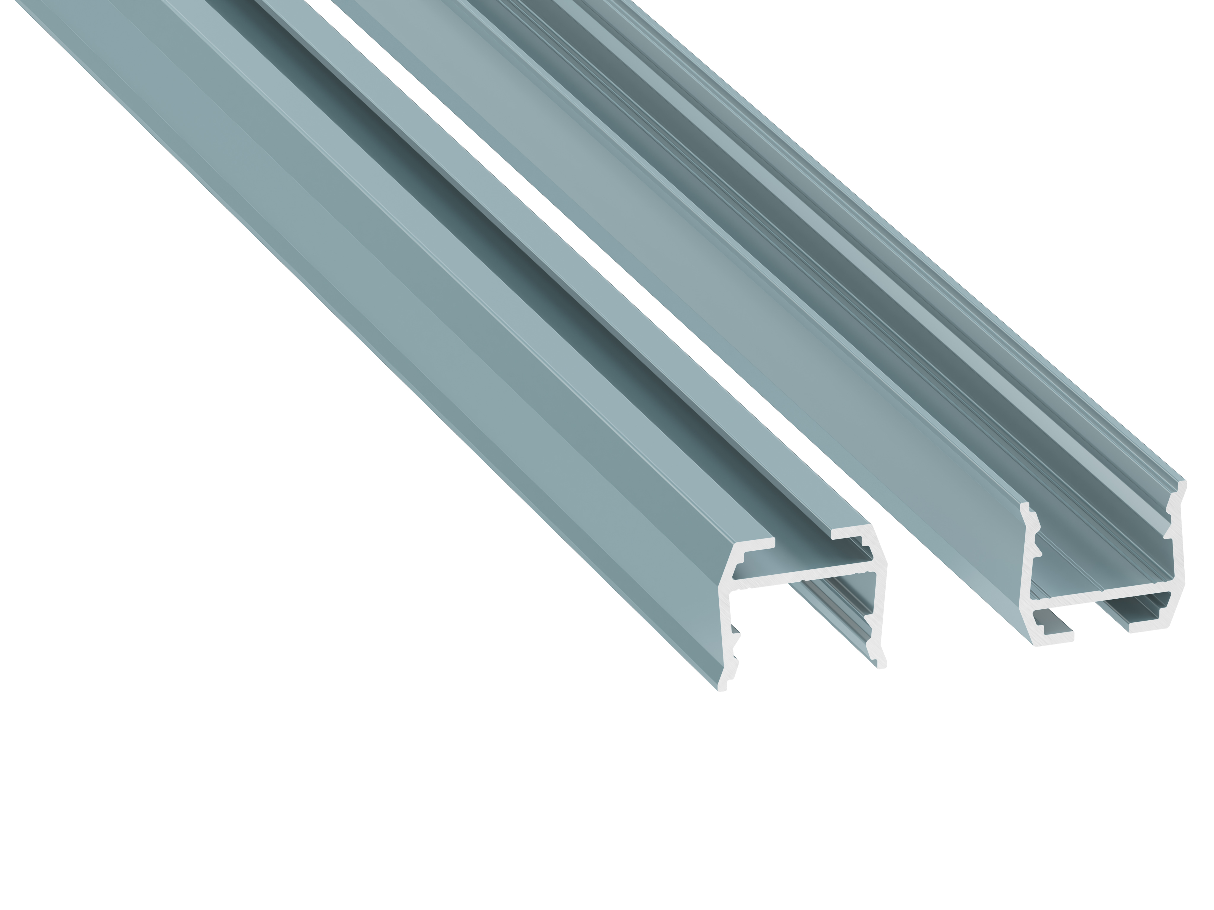 Lumines Profil Typ axel Sky blue, lackiert, 3 m