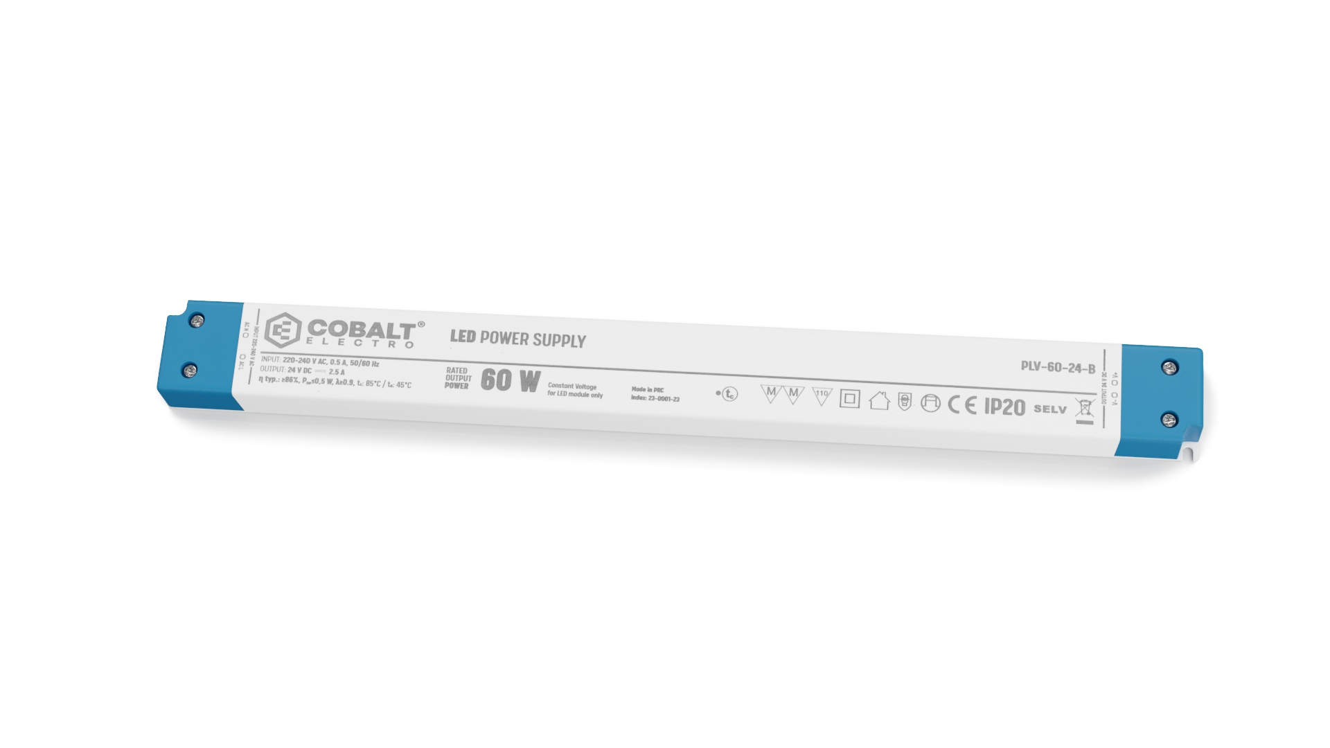 CobaltElectro PLV 24V 60W IP20 LED-Netzteil B