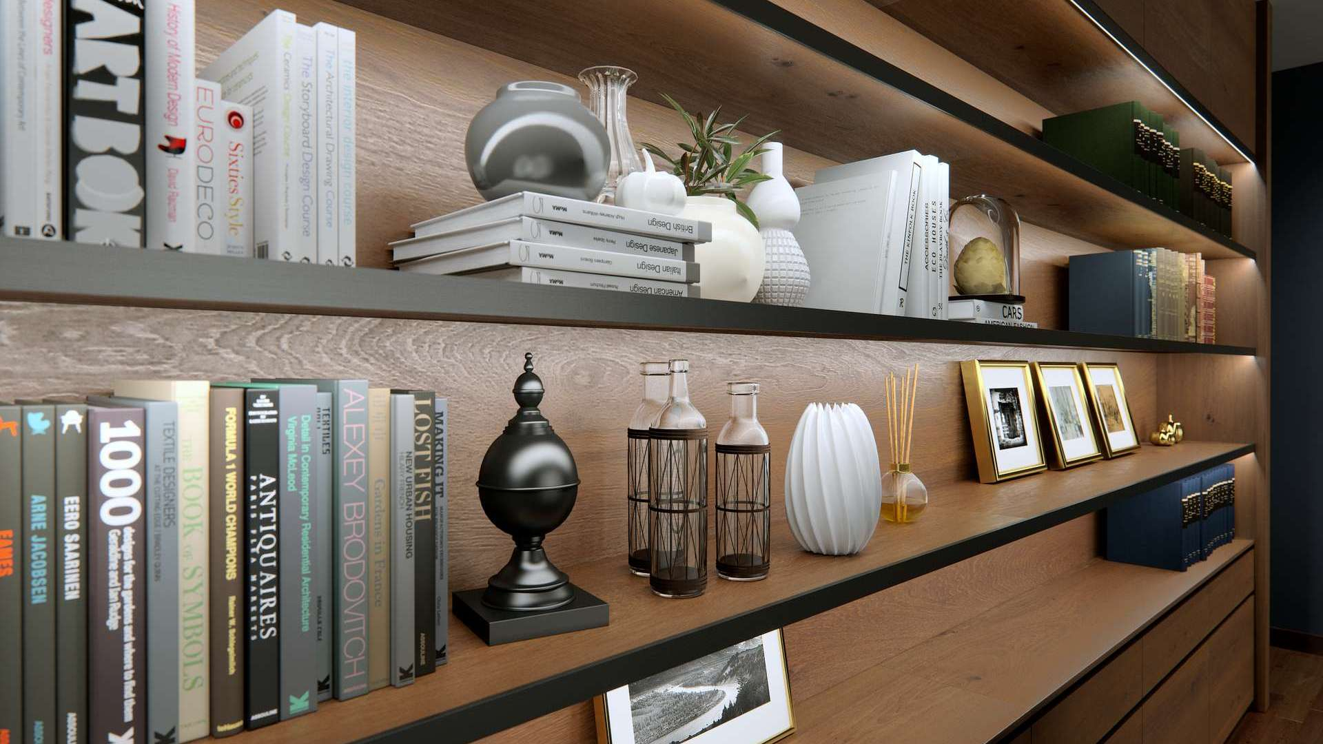 Lumines Profil Typ Q18 Schwarz, eloxiert 3 m