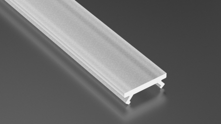 Abdeckung für Profil Lumines SLIM PMMA frosted milchweiß 1 m