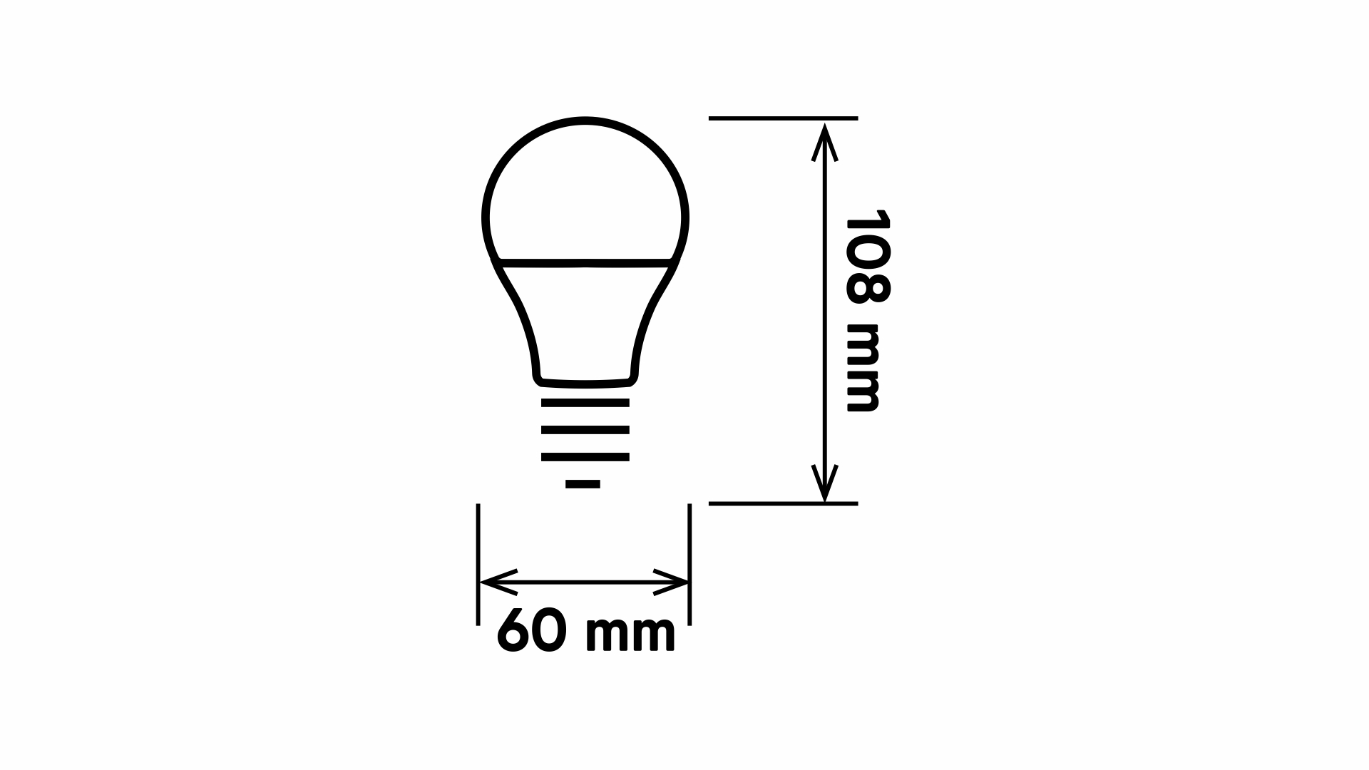 LED-Quelle 12W A60 E27 Warm weiß