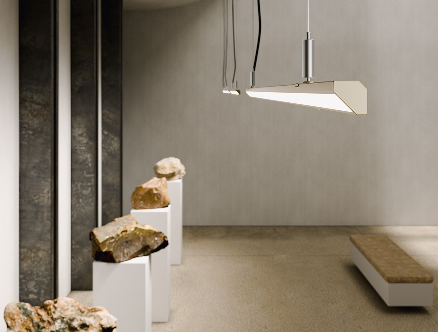 Lumines Profil Typ ajar Silber, eloxiert, 2,02 m