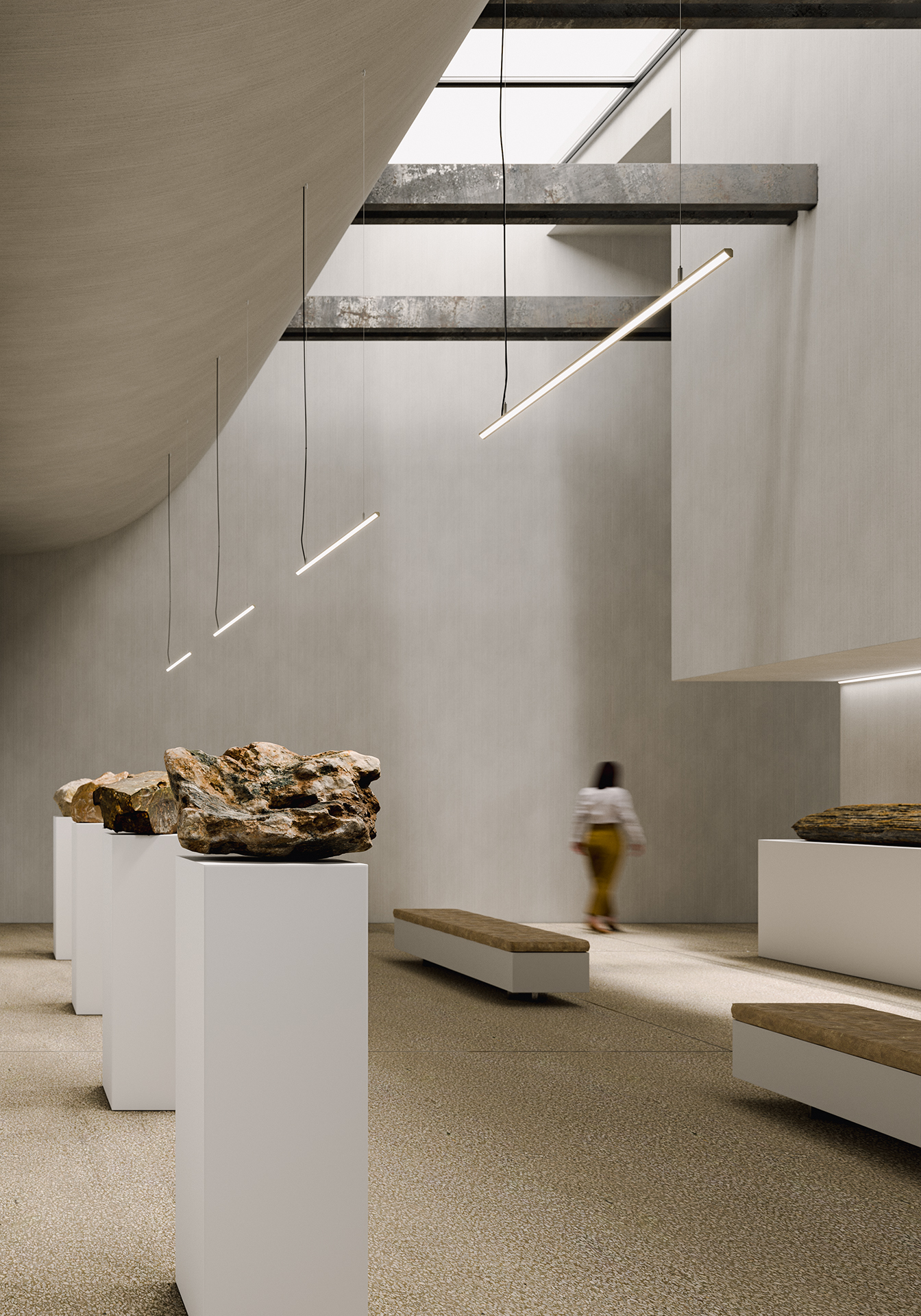 Lumines Profil Typ ajar Silber, eloxiert, 2,02 m