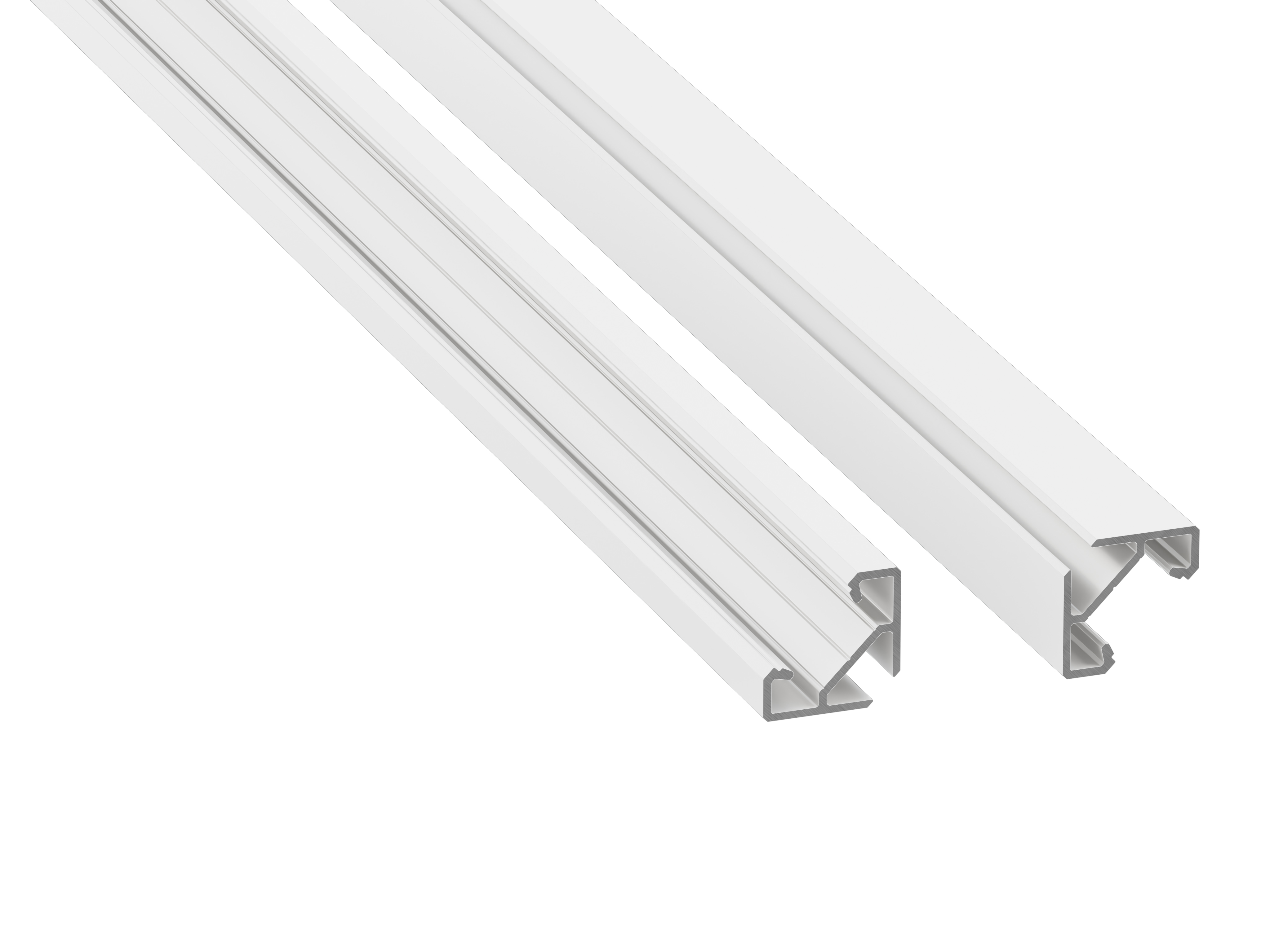 Lumines Profil Typ ajar Weiß, lackiert, 2,02 m