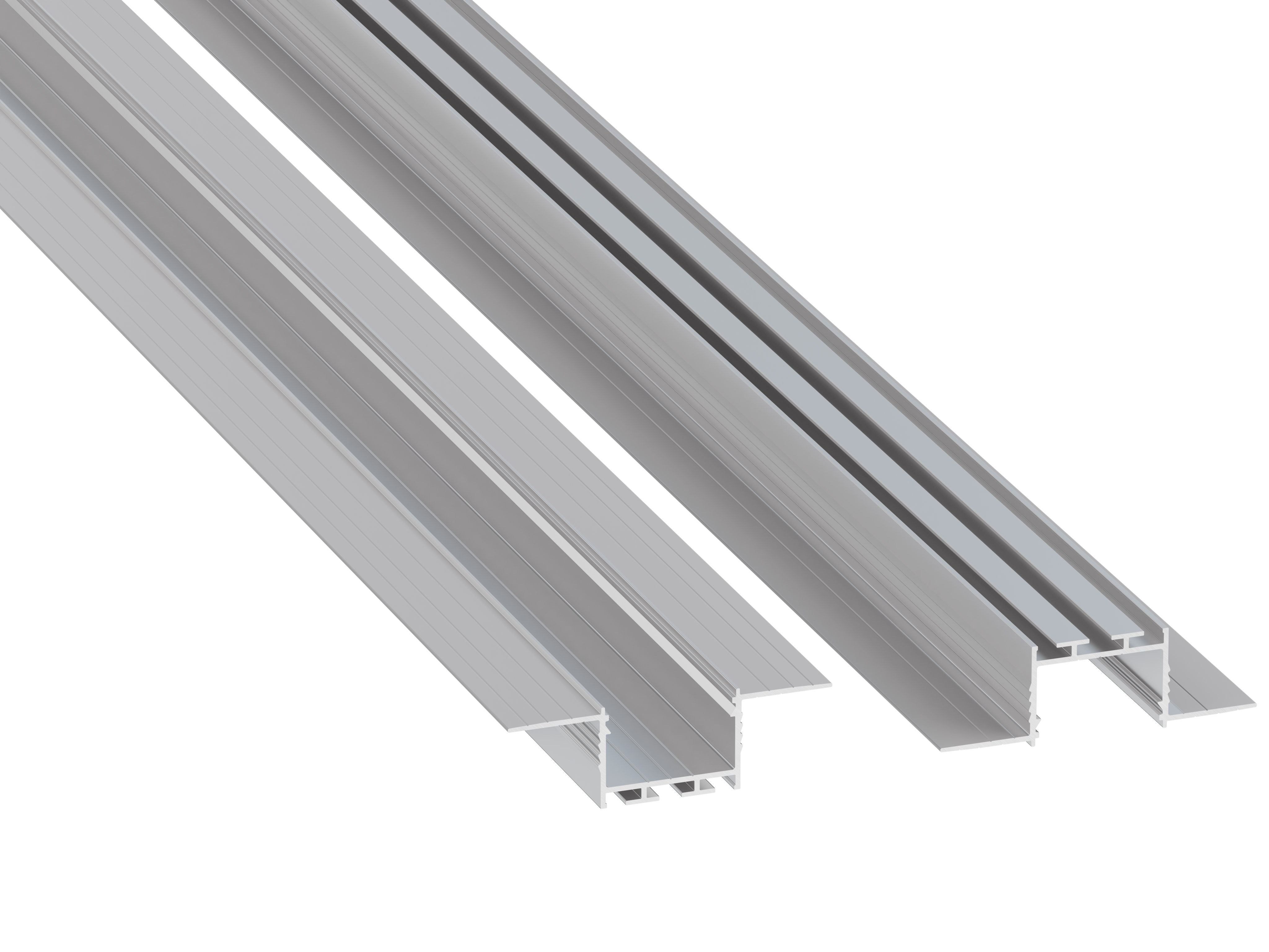 Lumines Profil Typ akin Nicht eloxiert, 3 m