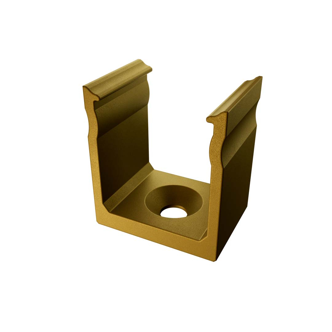 Montagehalterung für Profil Lumines Y RAL1923