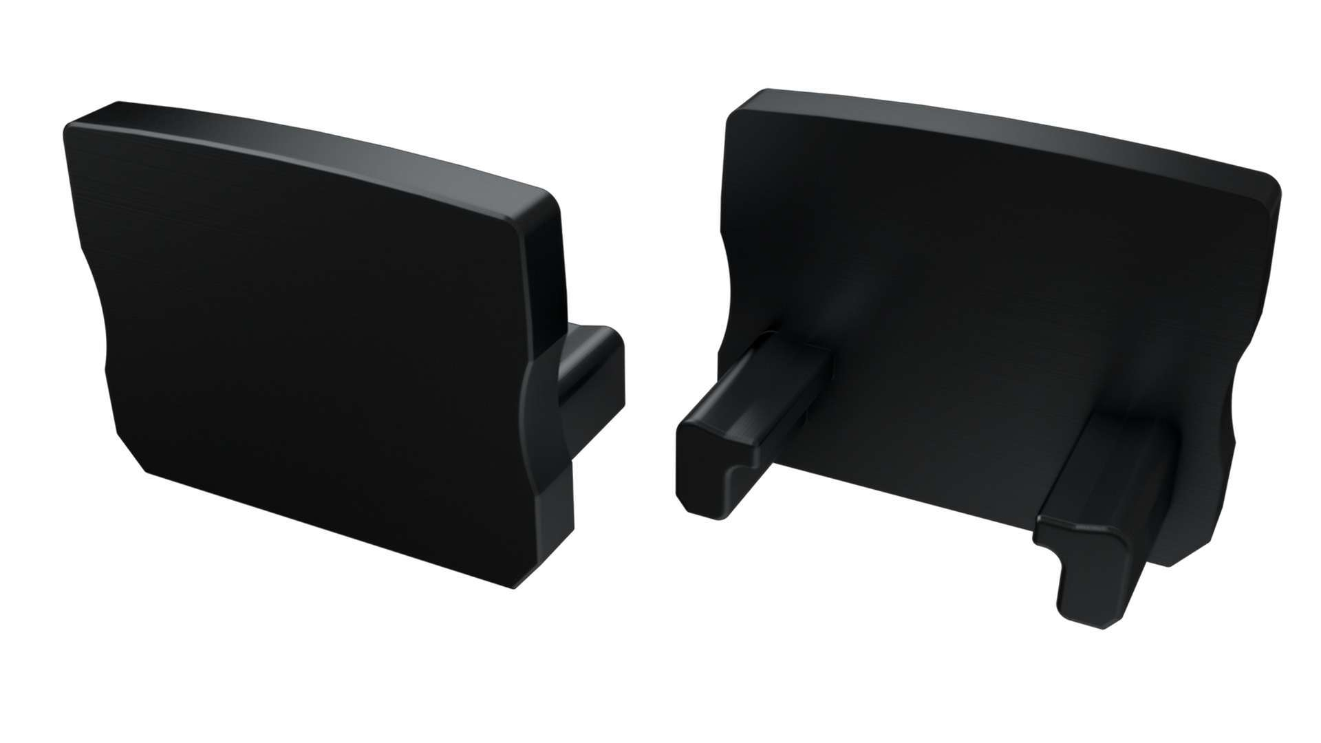 Endkappe für LED Profil LUMINES A HIGH schwarz