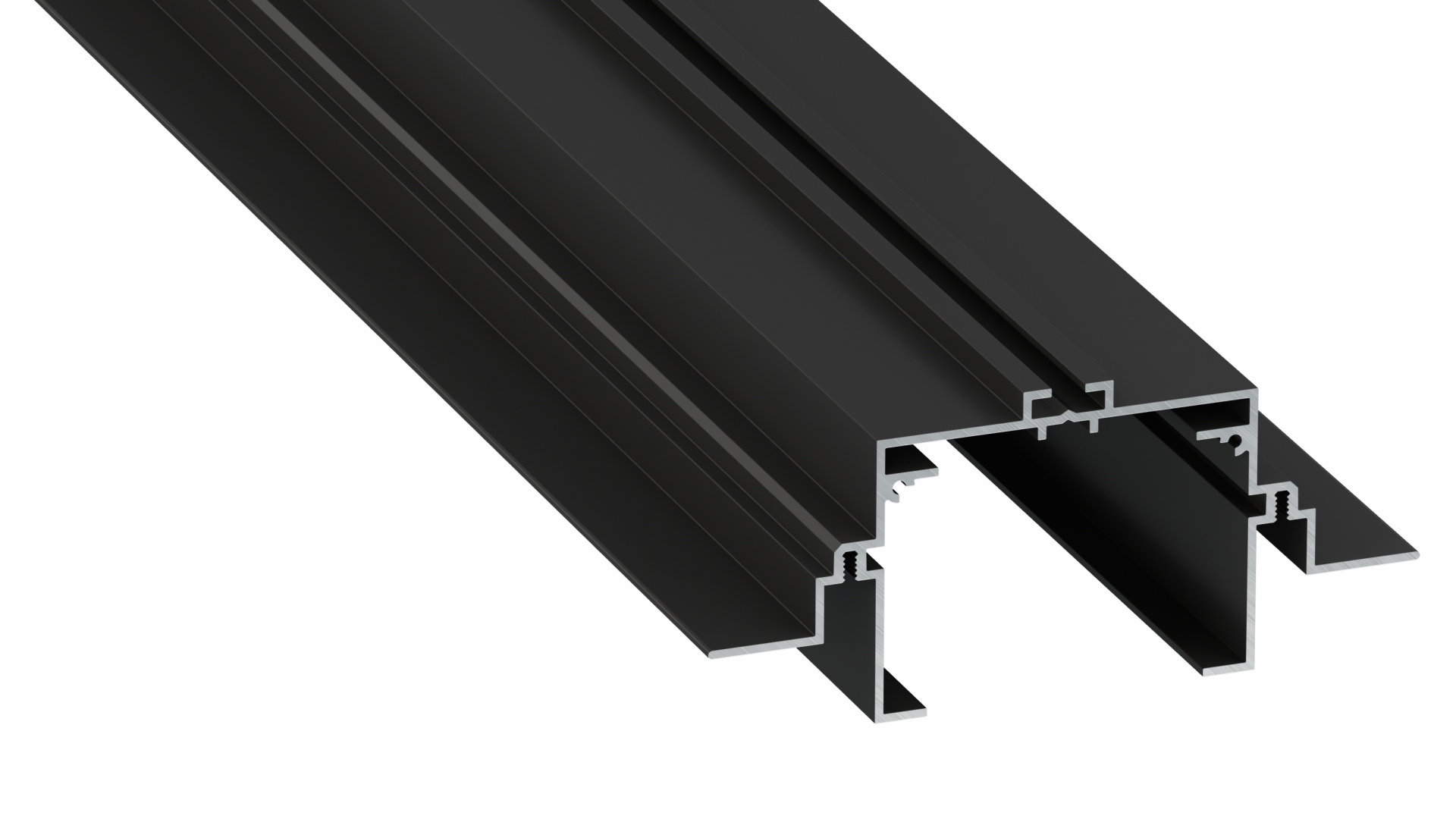 Lumines Profil Typ Talia M4, Schwarz, lackiert 2,02 m