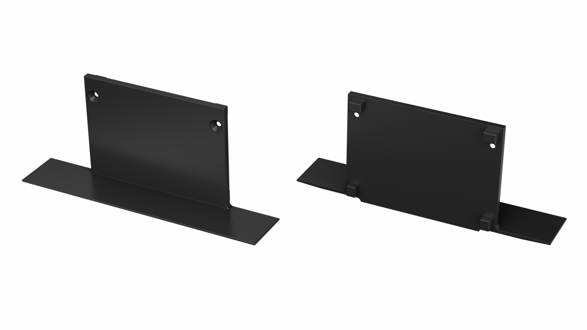 Endkappe Aluminium für LED Profil LUMINES TALIA M3 Schwarz, lackiert full