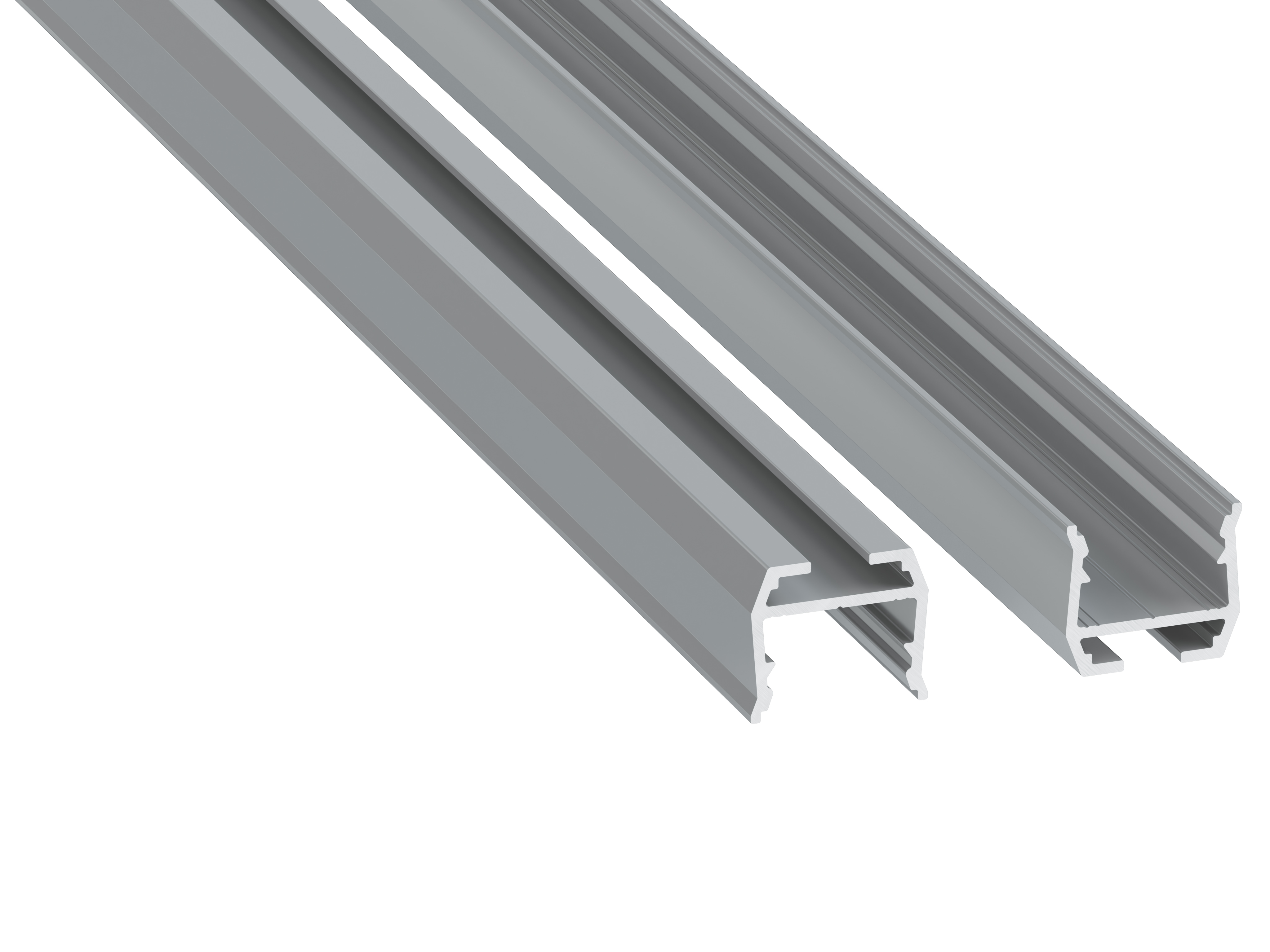 Lumines Profil Typ axel Silber, eloxiert, 2,02 m