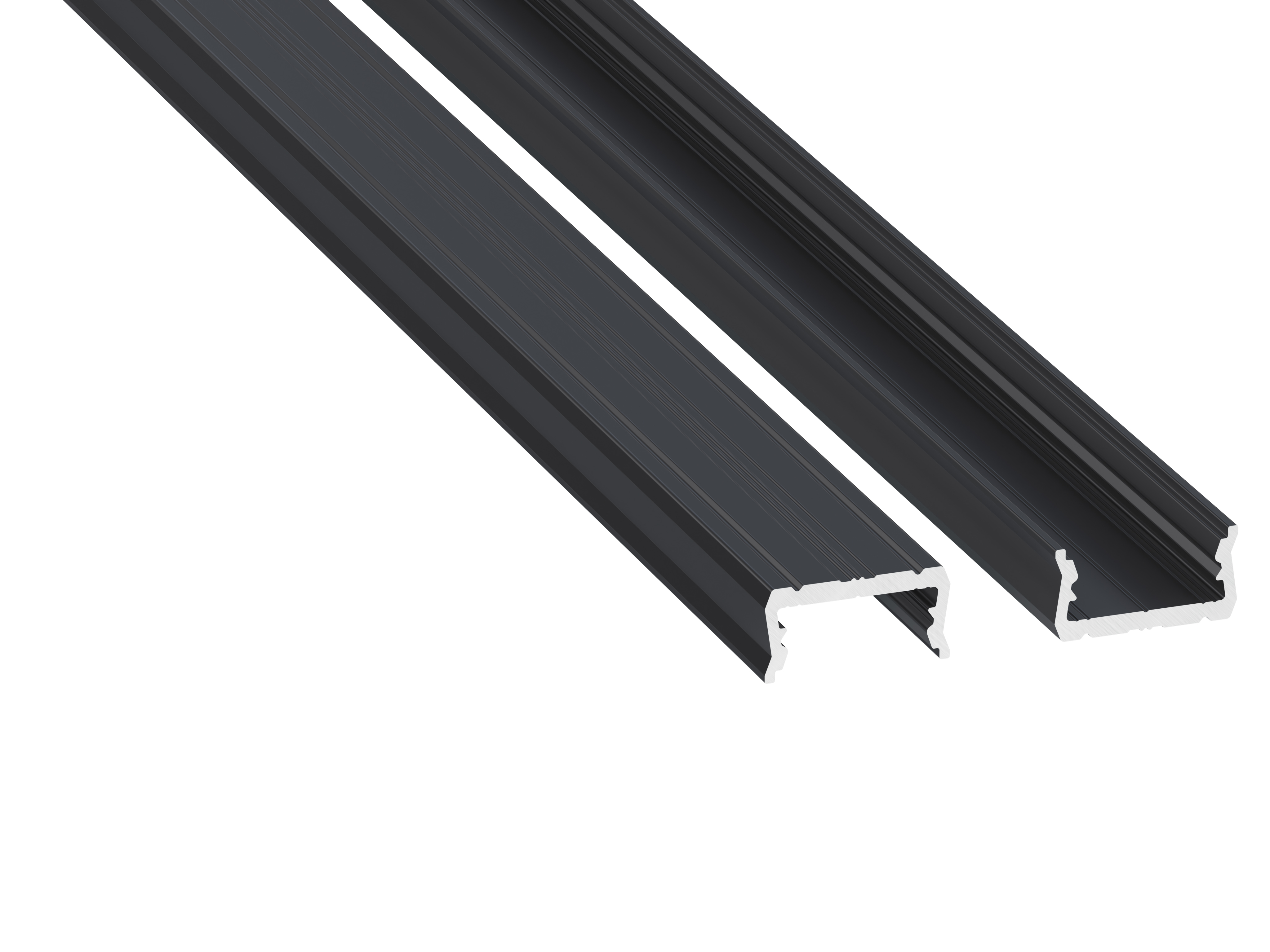 Lumines Profil Typ atom Rock Anthracite, lackiert, 3 m