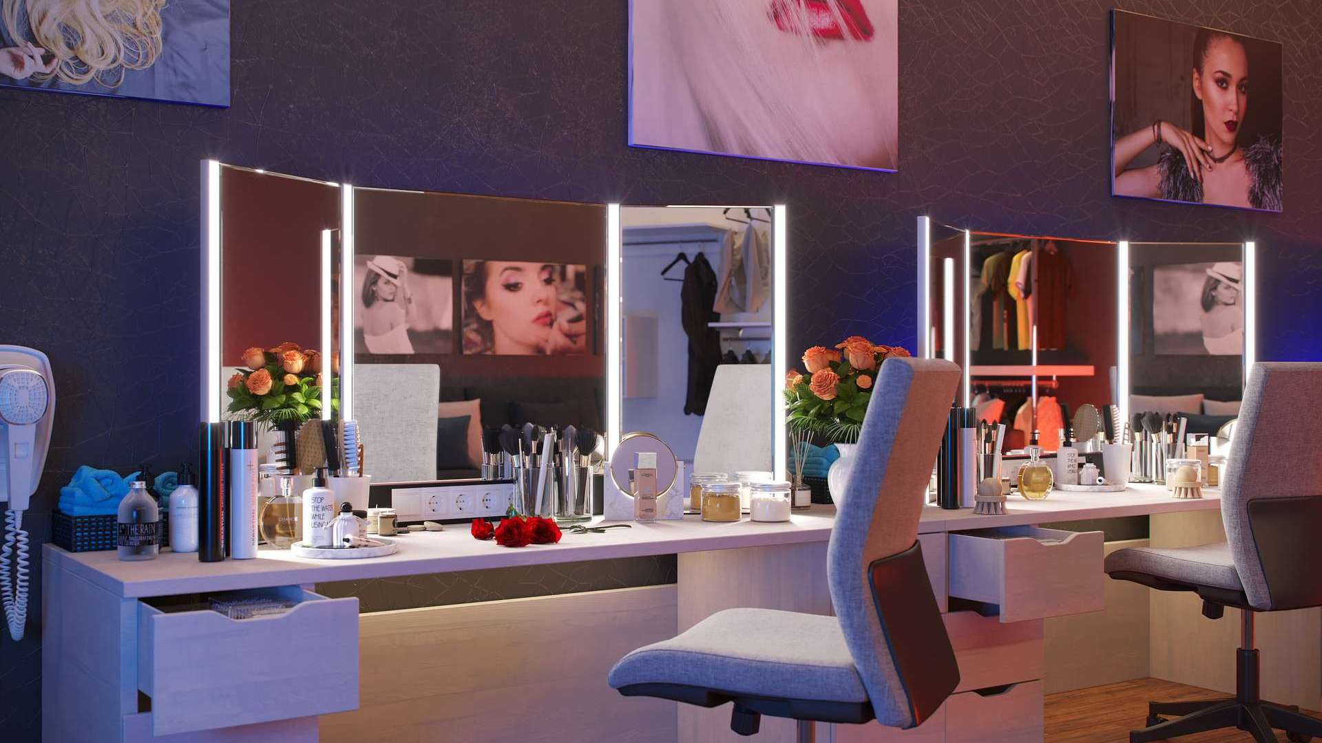 Lumines Profil Typ Dileda Schwarz, lackiert, 1 m