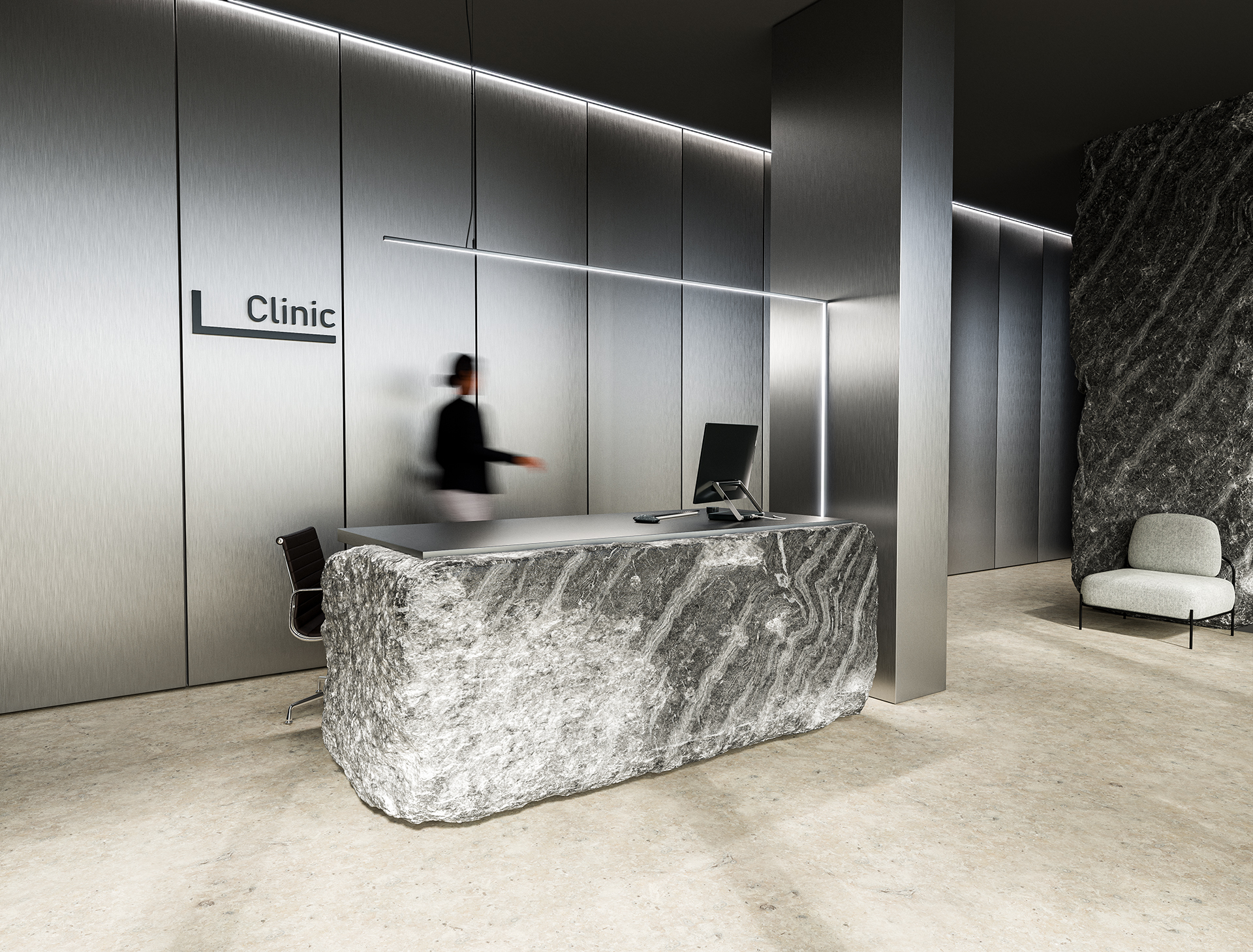 Lumines Profil Typ axel Nicht eloxiert, 3 m