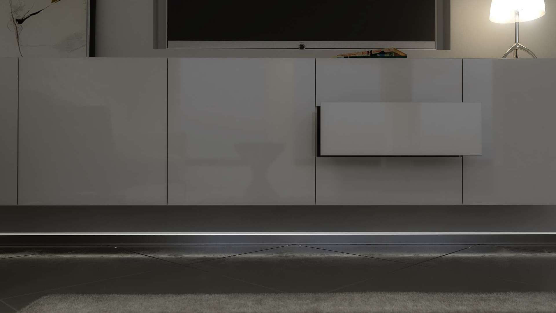 Lumines Profil Typ Flaro Silber, eloxiert, 3 m