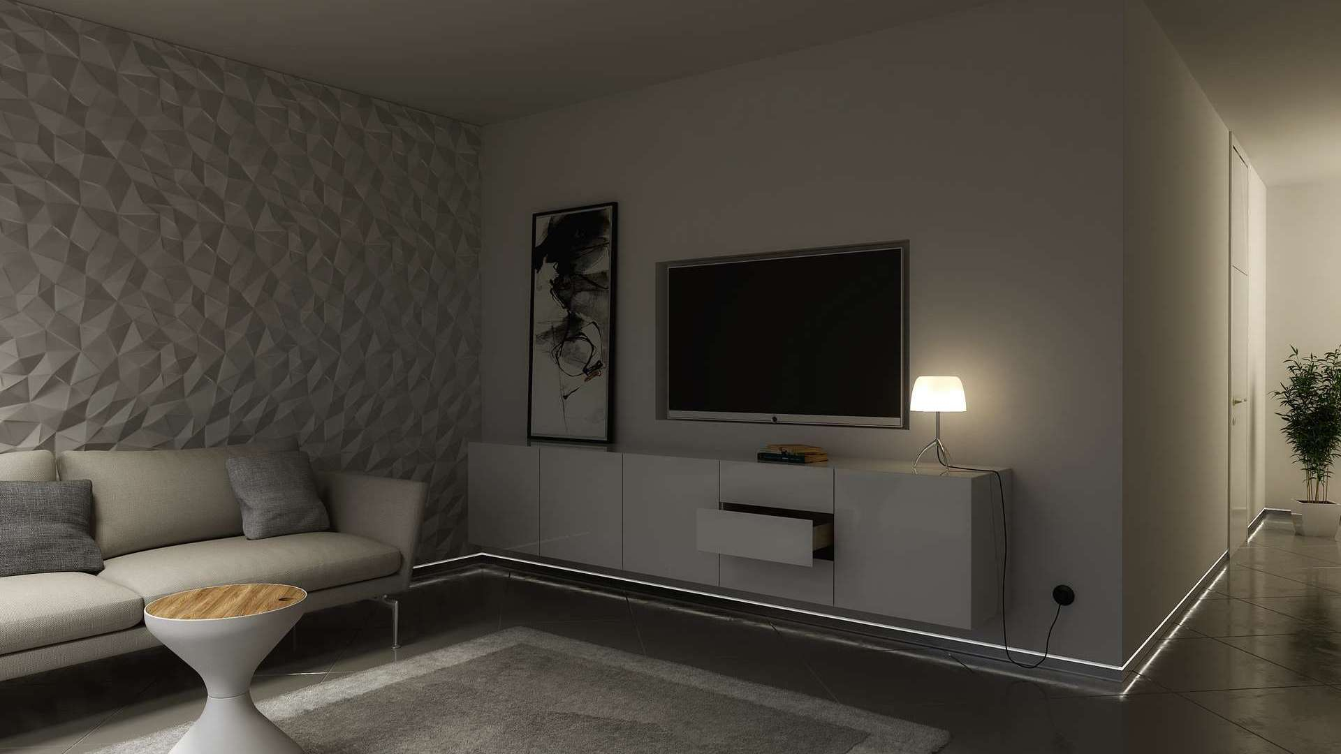 Lumines Profil Typ Flaro Silber, eloxiert, 3 m