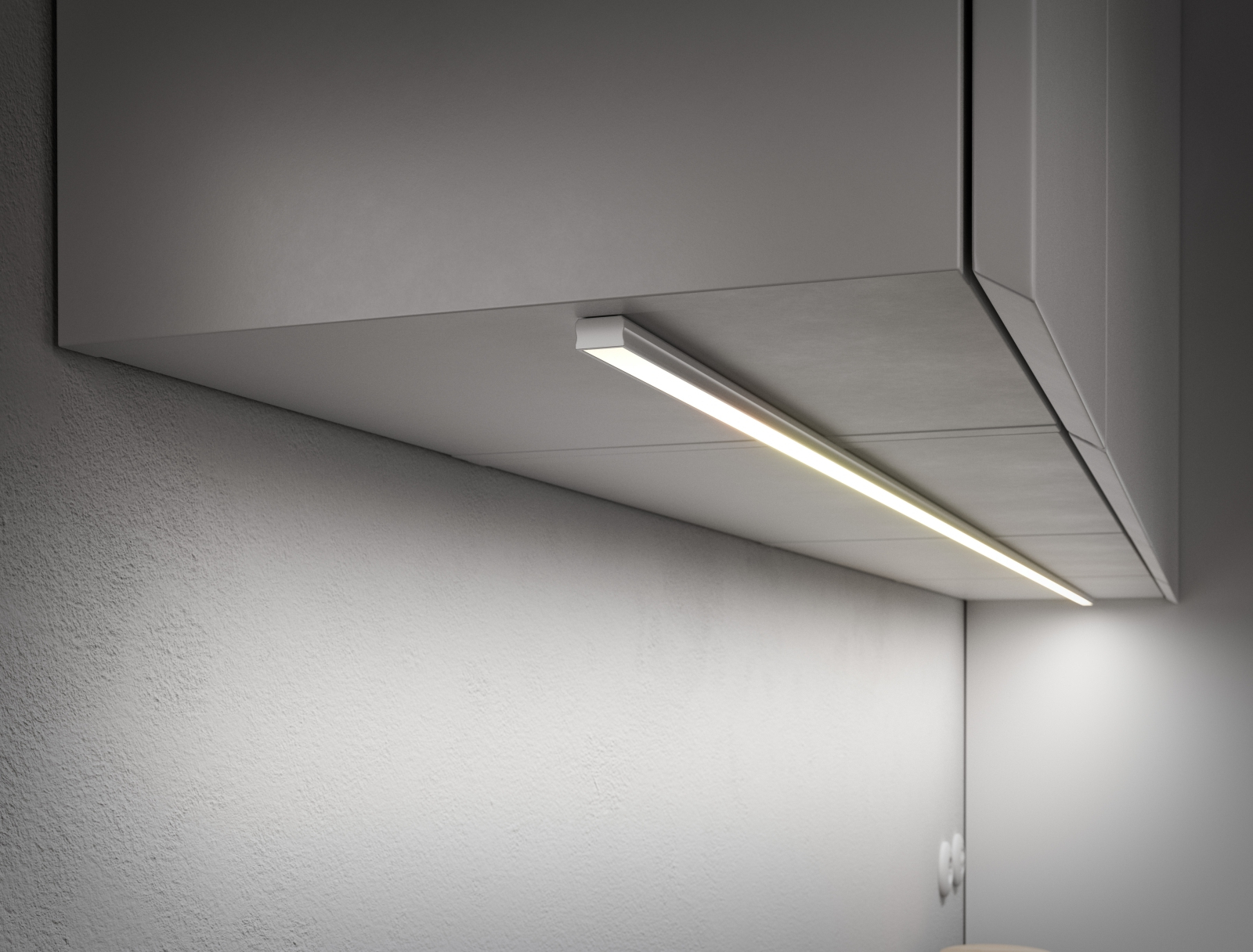 Abdeckung für Profil Lumines PMMA BASIC gefroren 3 m