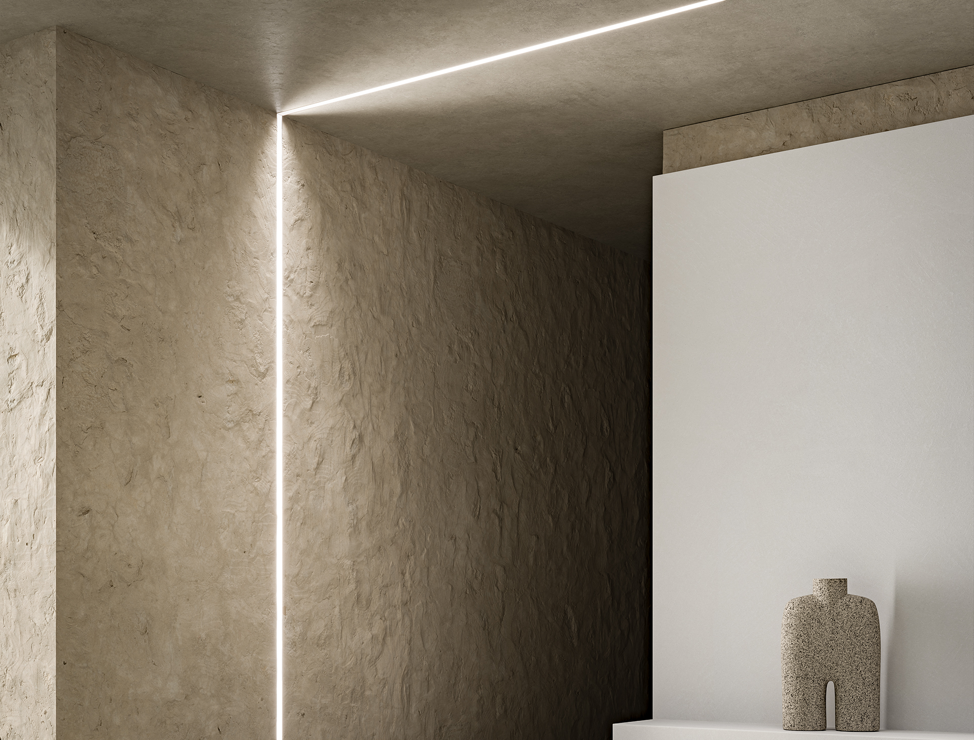 Lumines Profil Typ akin Schwarz, lackiert, 3 m