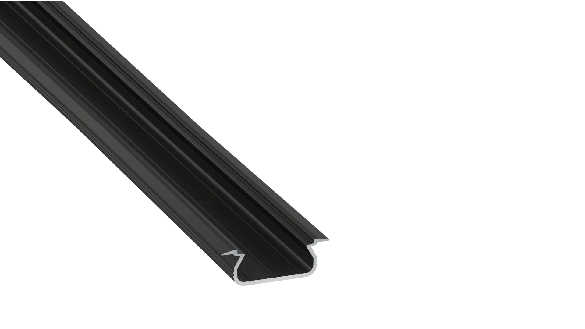 TEKKNI+ Profil Typ SELDE+ Schwarz, eloxiert, 3 m