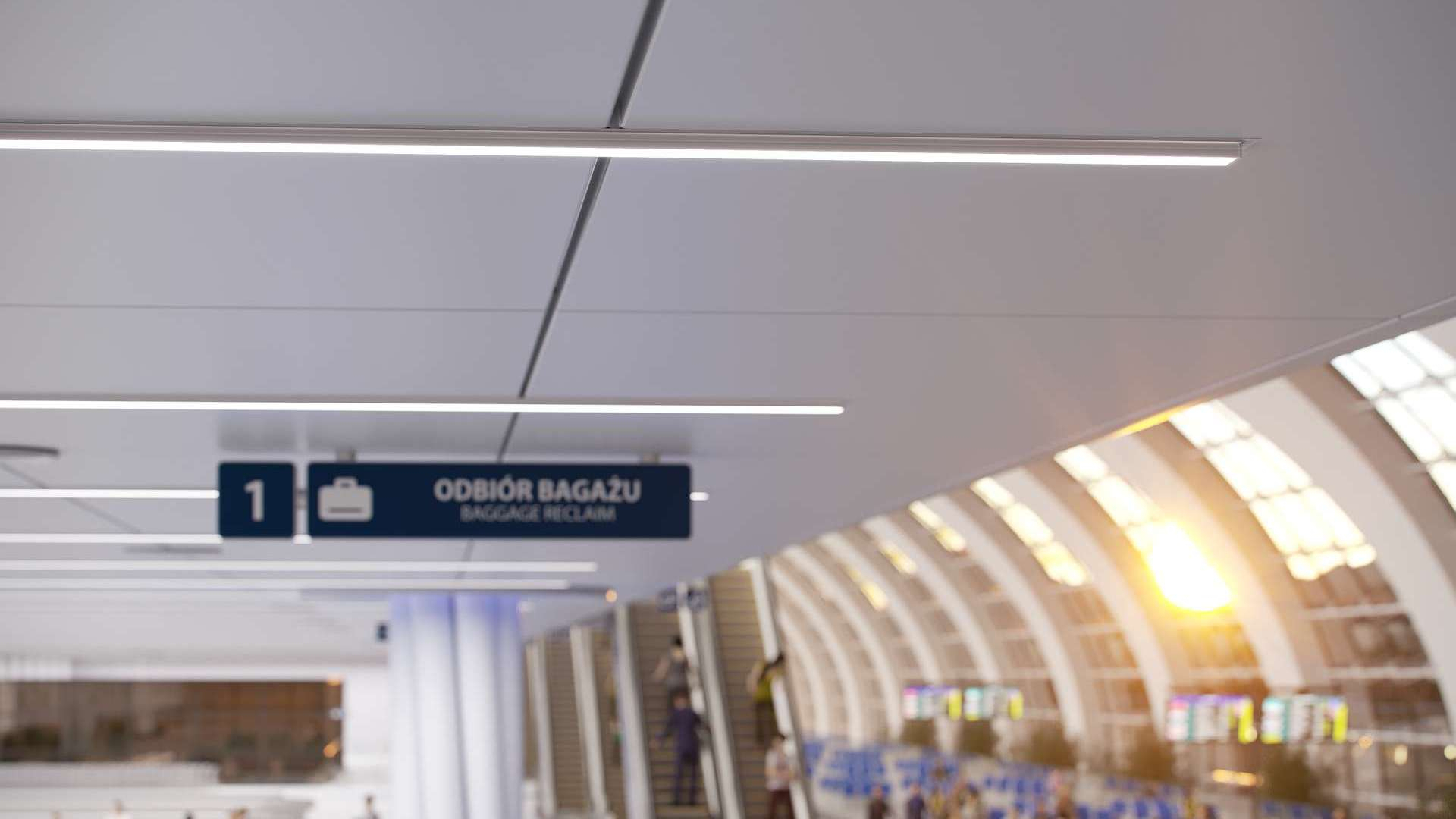 Lumines Profil Typ LARGO Schwarz, lackiert, 3 m