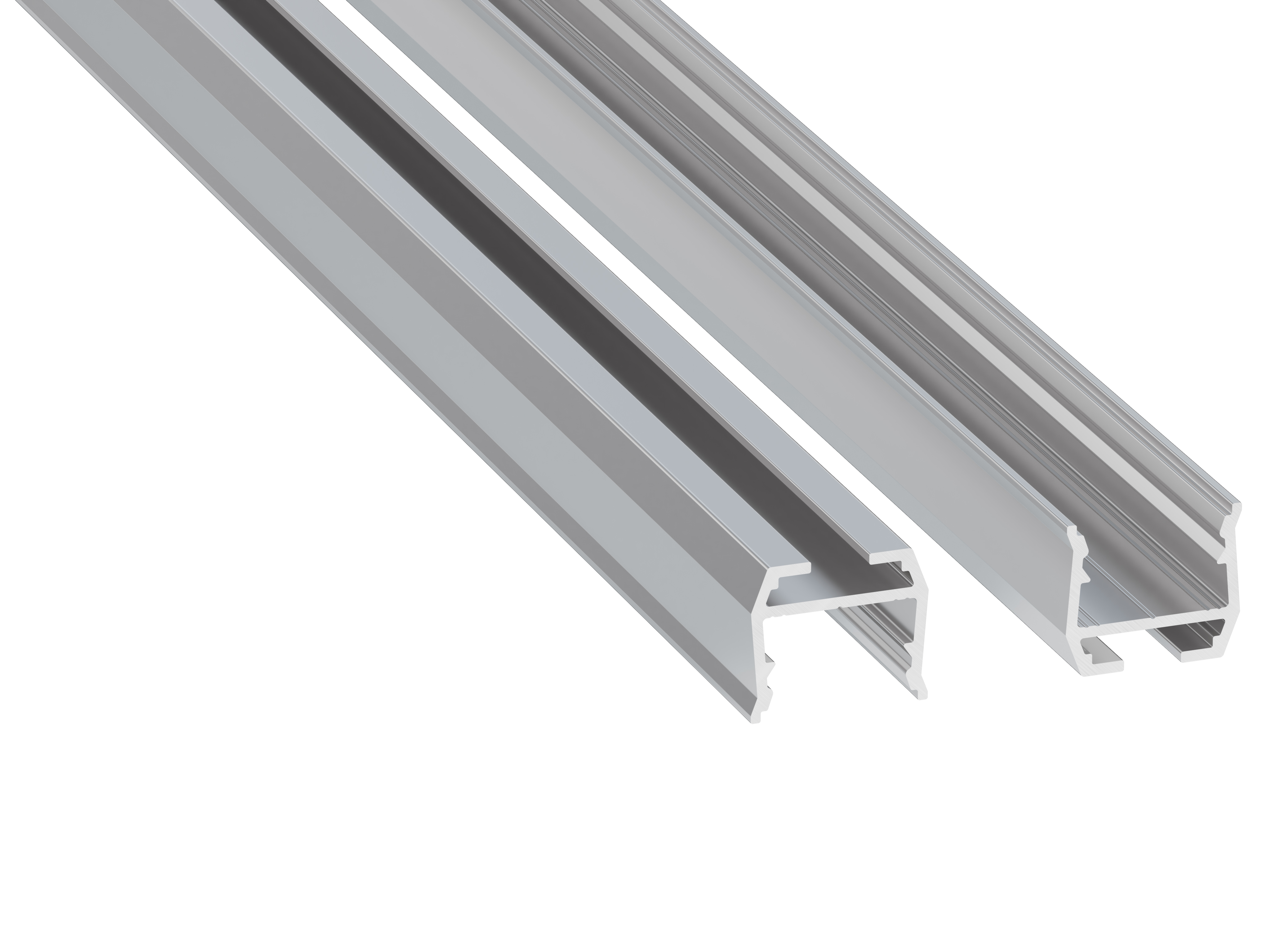 Lumines Profil Typ axel Nicht eloxiert, 3 m