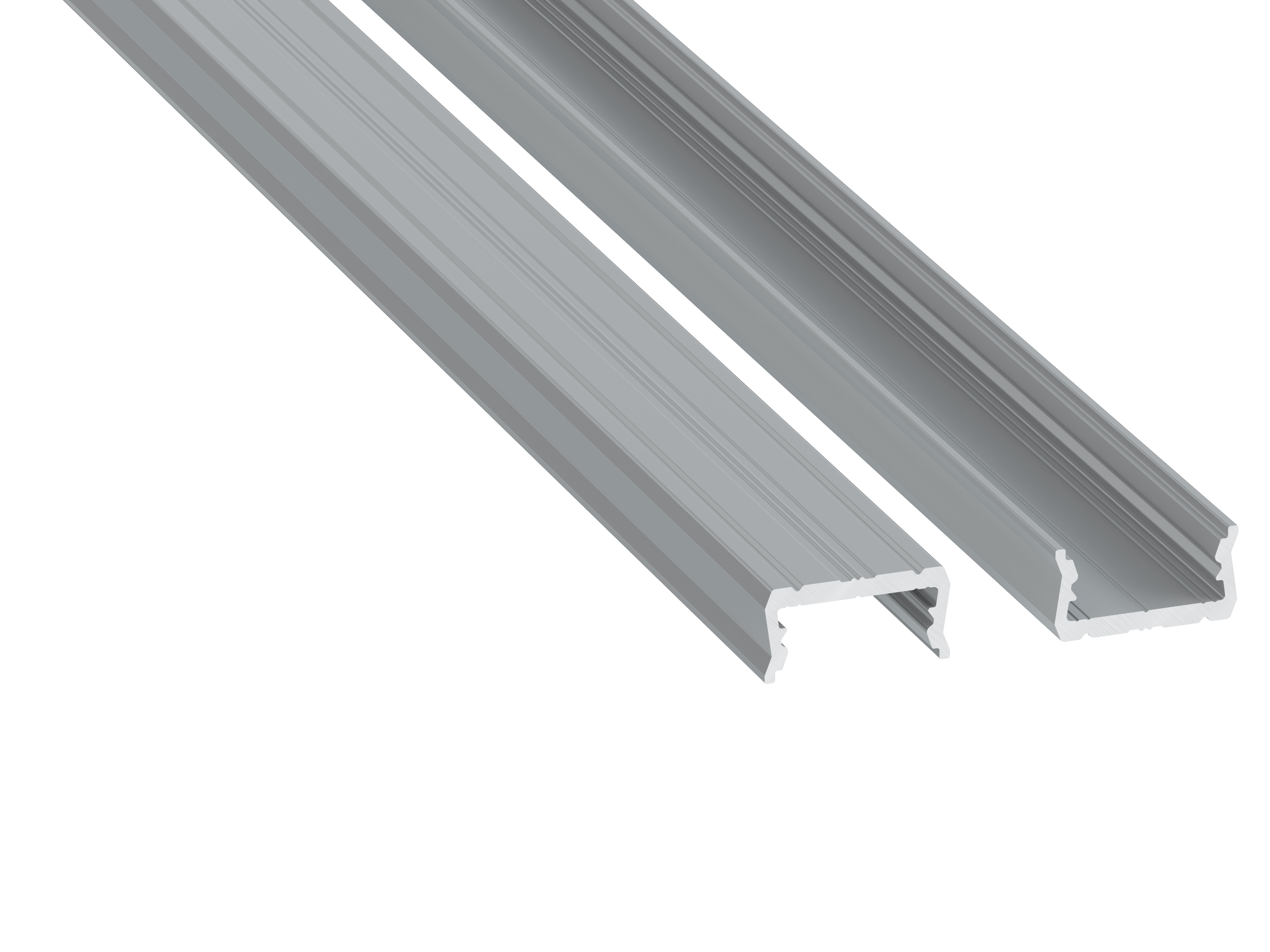 Lumines Profil Typ atom Silber, eloxiert, 2,02 m