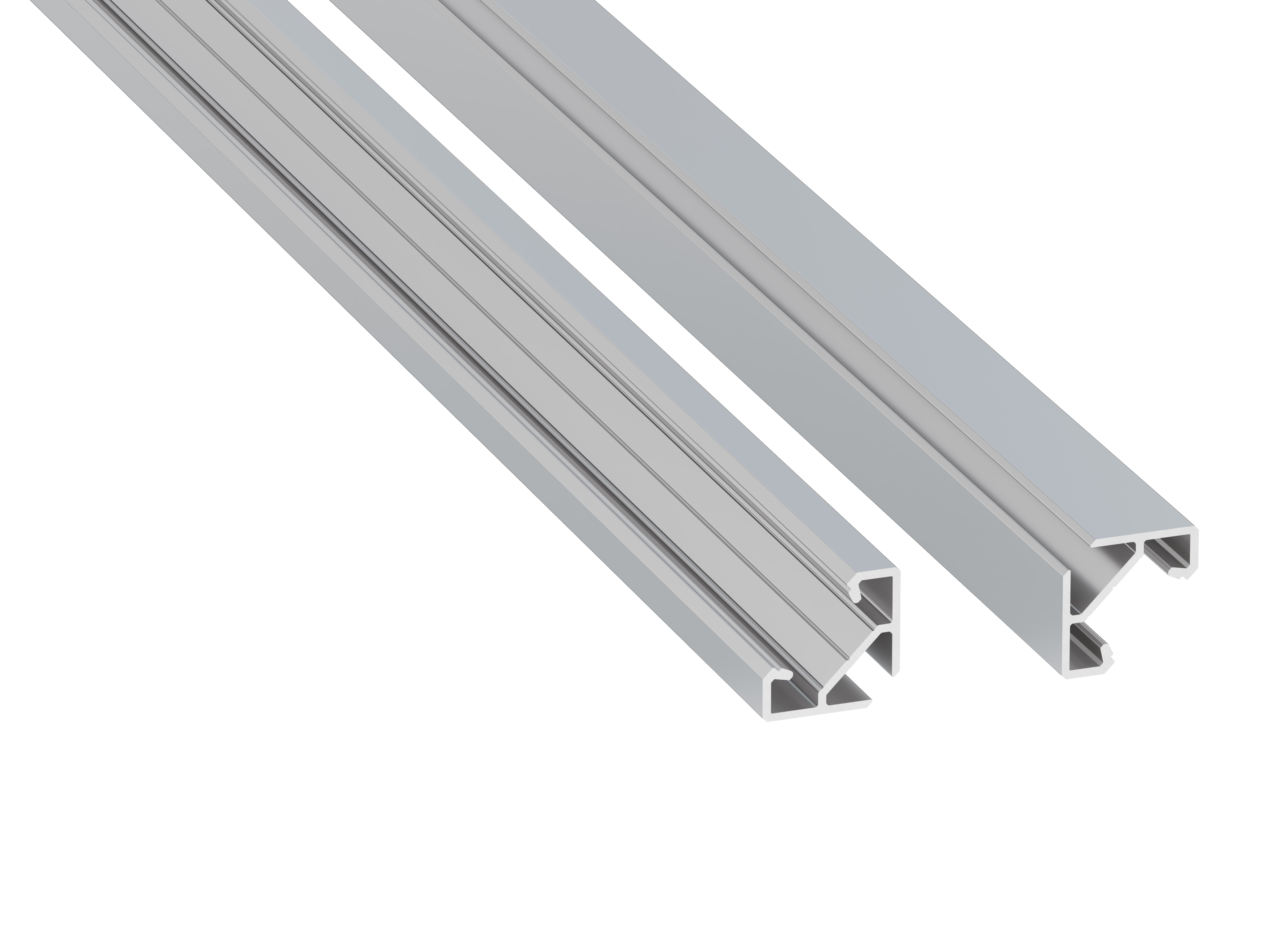 Lumines Profil Typ ajar Nicht eloxiert, 2,02 m