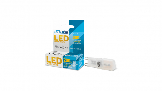 LED-Quelle 2.5W G9 Warm weiß 15.5x45 mm