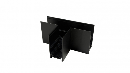 LUMINES GENESIS Magnetische Schiene aufputz T-Anschluss schwarz