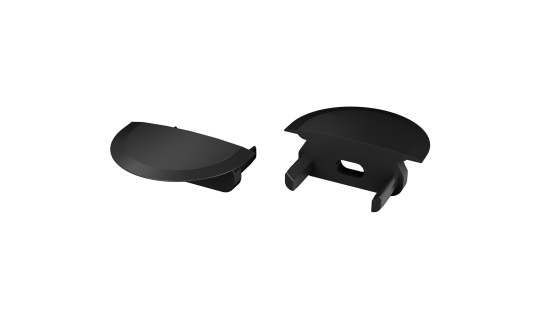 Endkappe für LED Profil TEKKNI SELDE schwarz