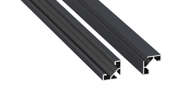 Lumines Profil Typ ajar Rock Anthracite, lackiert, 1 m