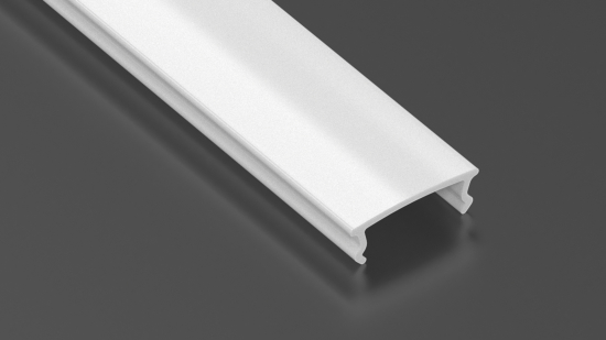 Abdeckung für Profil LUMINES LEAN PC milky 2,02 m