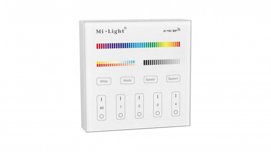 Mi-Light Wandpaneel 230V RF 2.4G 4 STR RGB CCT