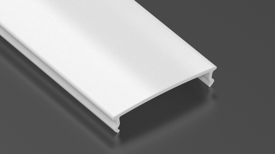 Abdeckung für Profil LUMINES COMPACT PC milky 1 m