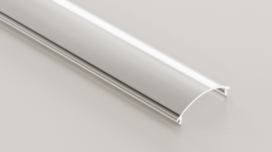 Abdeckung für Profil TEKKNI M21 PC transparent 3 m