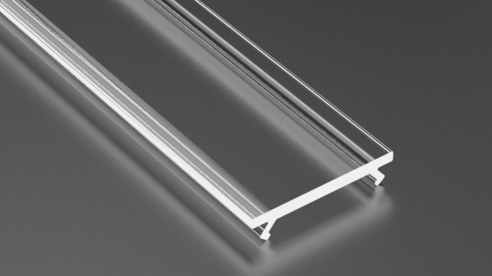 Abdeckung für Profil Lumines BASIC PC transparent 3 m