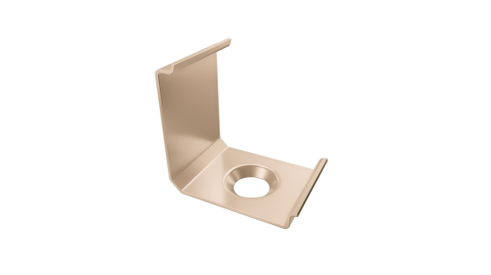 MET-Halter für Profil LUMINES ajar, RAL 1015