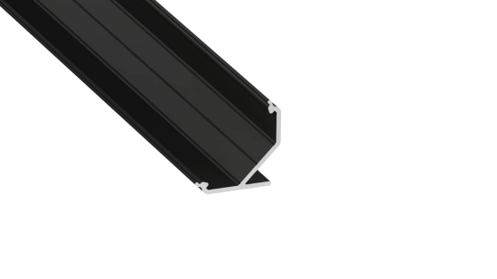 Lumines Profil Typ AGO Schwarz, eloxiert, 3 m