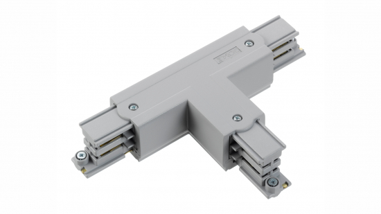 T-Stecker für 3-Phasen-Stromschiene XTS36-1 Grau