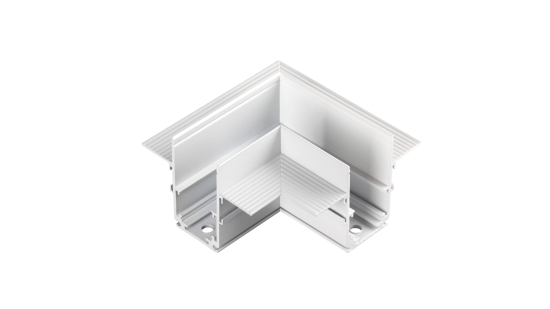 LUMINES GENESIS Magnet-Schiene Einbau 90°-Verbinder horizontal weiß