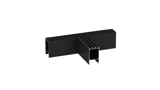 LUMINES CLARO Verbinder Typ T, schwarz lackiert