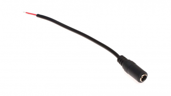 2.1 DC-Stecker männlichtyp + 12 cm Kabel