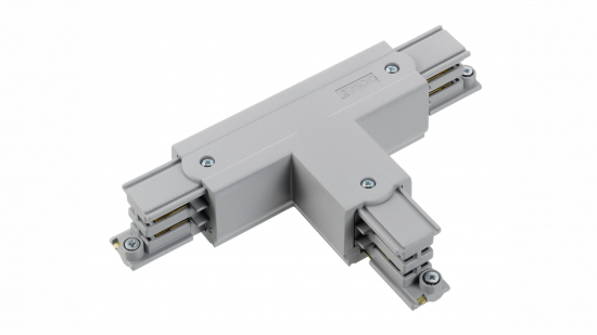 T-Stecker für 3-Phasen-Stromschiene XTS37-1 Grau