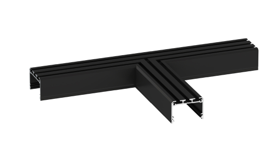 LUMINES ILEDO Verbinder Typ T, schwarz lackiert