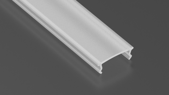 Abdeckung für Profil LUMINES LEAN PC gefroren 1 m