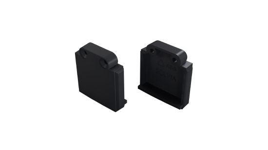 Endkappe für LUMINES SOLVIA Profil schwarz