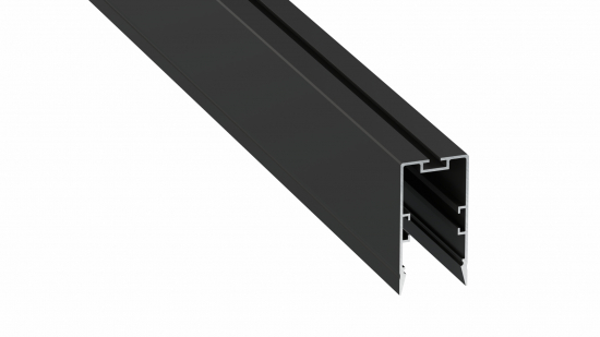 Lumines Profil Typ Fixo M1 Schwarz, lackiert, 3 m